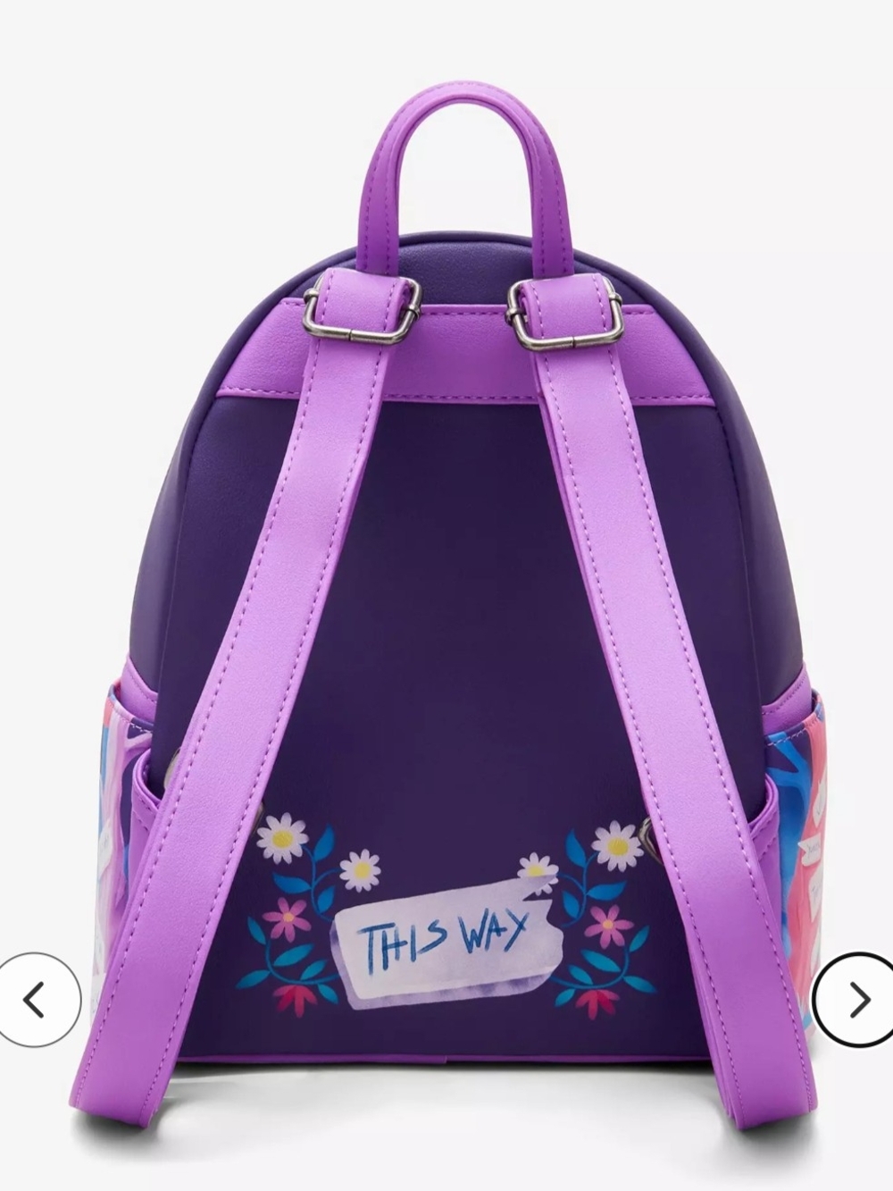 Loungefly Alice in Wonderland Purple Mini Backpack - Picture 5 of 5